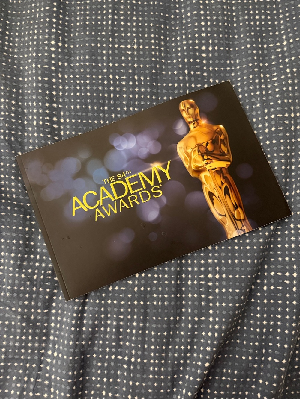 The 2012 84th Academy Awards Official Show Program , Collectors item